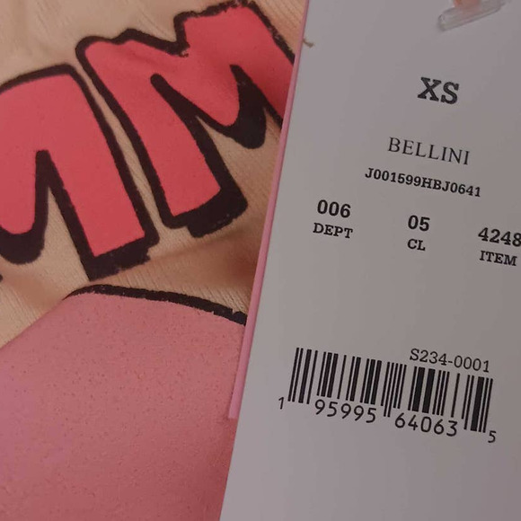 The Flintstones, Pink, Size XS, One-Shoulder BAMM BAMM & PEBBLES Tank Top Shirt - Picture 6 of 7